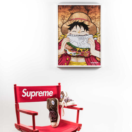 收藏系列《干饭人》 潮流艺术版画 限量300版 52.5*72.5cm 商品图1