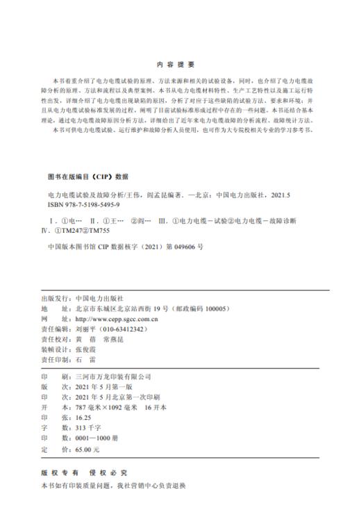 电力电缆试验及故障分析 商品图3