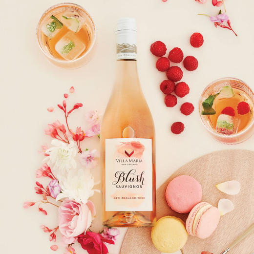 进口新西兰新玛利潮红长相思桃红葡萄酒750ml 商品图1