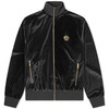 VERSACE 范思哲 男士刺绣美杜莎丝绒运动夹克 黑色 A87478 A234467 A1008 商品缩略图0