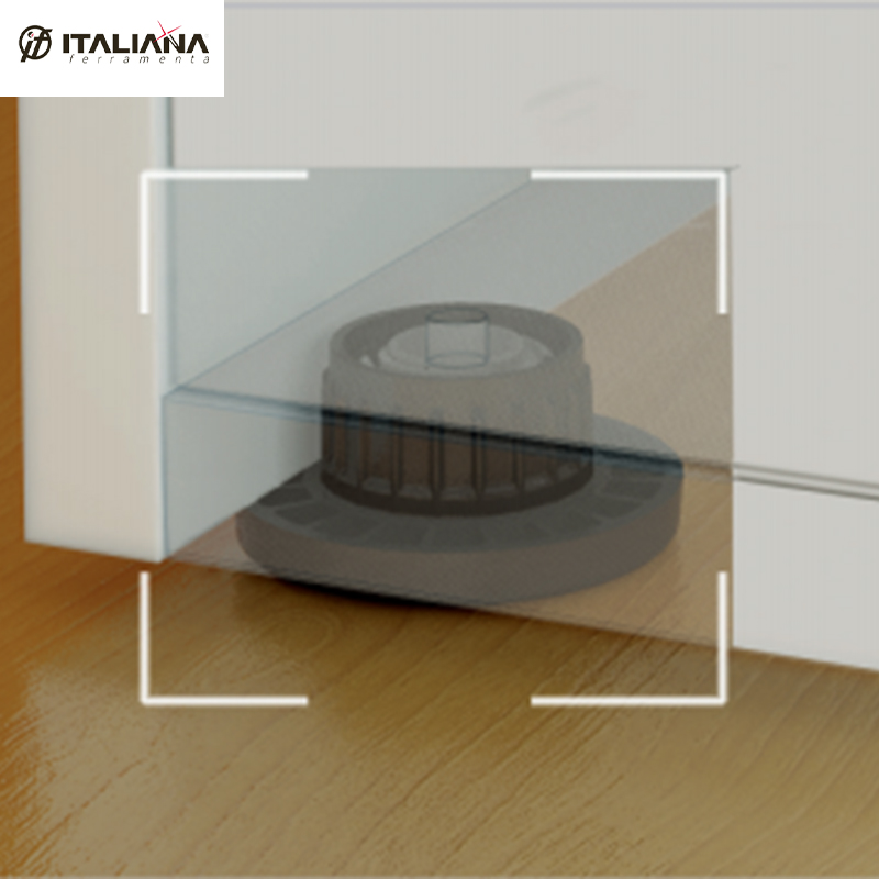 INTEGRATO Z 锌合金调整脚 适用于底包侧柜体（单个承重力175kg）