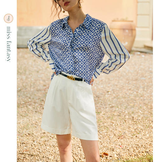 二醋酸小男孩风百慕大短裤  FB237915 商品图1