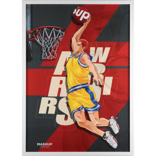 收藏系列《灌篮高手-樱木花道》 潮流艺术版画 限量300版 52.5*72.5cm 商品图2