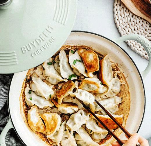 北鼎28cm珐琅锅铸铁锅焖焗锅海鲜锅家用多功能锅焖炖炒锅 商品图3