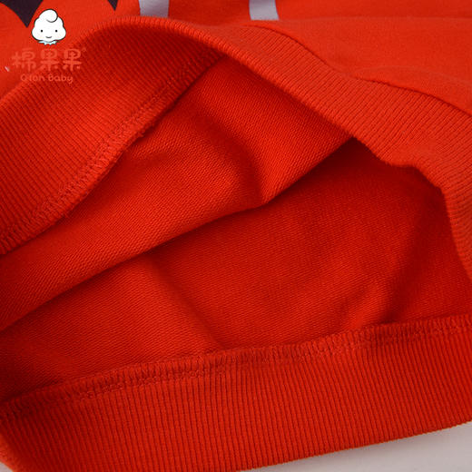 商场同款棉果果春秋季男童小毛圈超人连帽卫衣M312182221437 商品图3