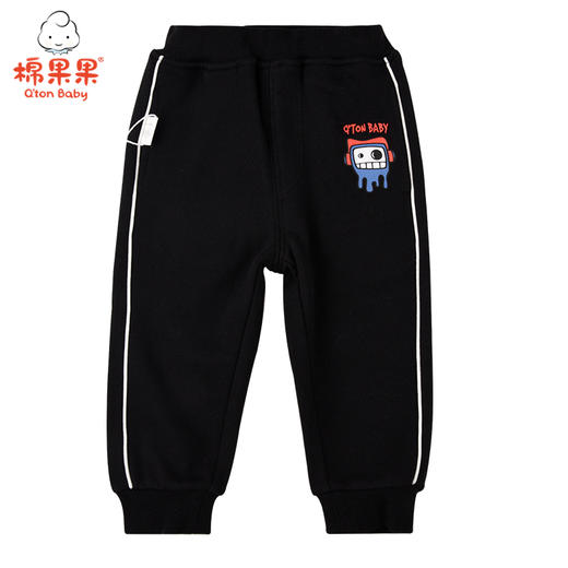 商场同款棉果果春秋季男童大毛圈休闲针织长裤M312200221453 商品图0