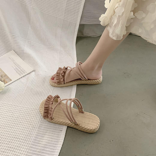 平底两穿凉拖鞋ins潮夏季罗马学生女鞋 商品图4