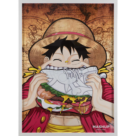 收藏系列《干饭人》 潮流艺术版画 限量300版 52.5*72.5cm 商品图2