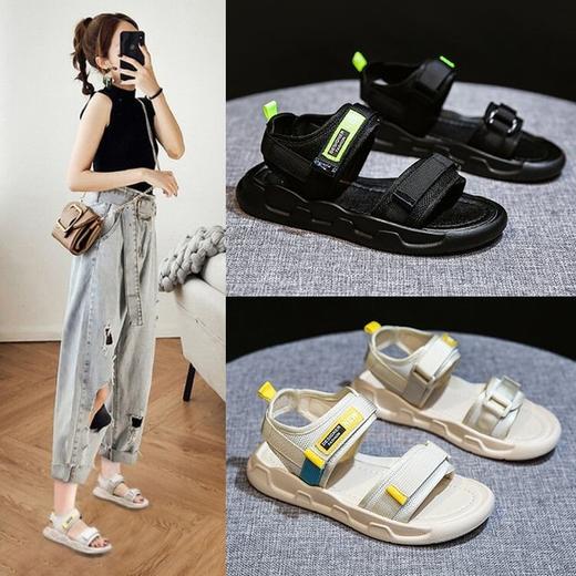 【服饰鞋包】女王街平底百搭沙滩防滑软底运动女鞋 商品图1