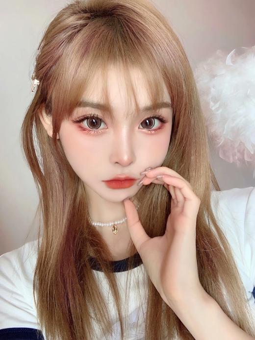 【小红书推荐款】sheepcon 草莓珍宝（水蜜桃花眼），年抛/直径14.5/着色14.4以上很大很大，168/一副，268/两副（同品牌任选），328/三副（同品牌任选），368/四副（同品牌任选） 商品图9