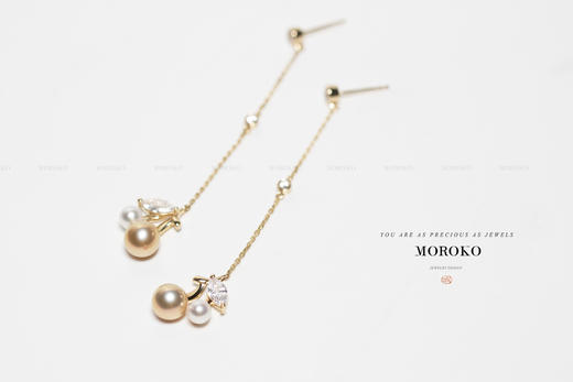 樱桃·珍珠 | 垂坠耳钉 商品图4