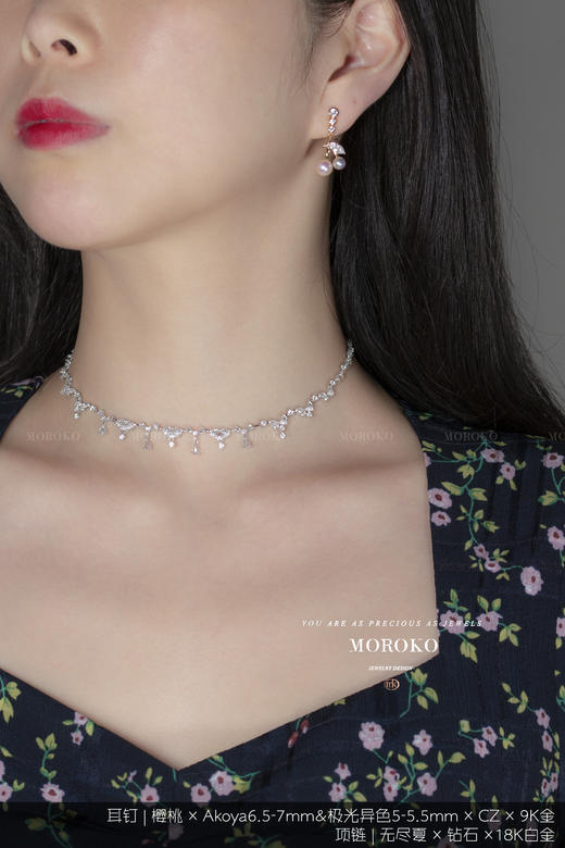 樱桃·珍珠 | 垂坠耳钉 商品图2