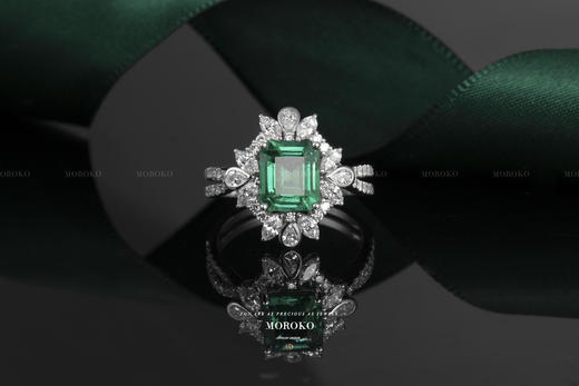 Lyre 七弦·祖母绿 | 戒指 商品图0