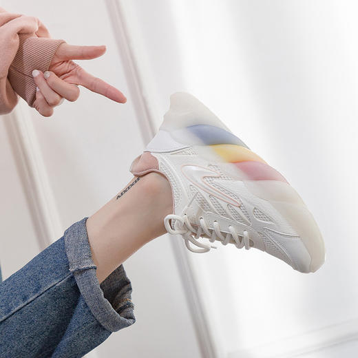 【服饰鞋包】网面透气增高爆米花底老爹运动鞋 商品图1