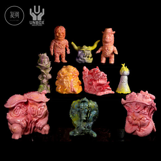 现货 Unbox 来者是谁 系列五 盲盒 摆件 搪胶 限定 WHO GOES THERE Wave 2 商品图0