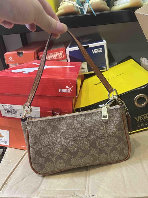 蔻驰麻将包，买菜包，妈妈包，孤品清仓特价，配长肩带可调节可斜挎单肩 商品图2