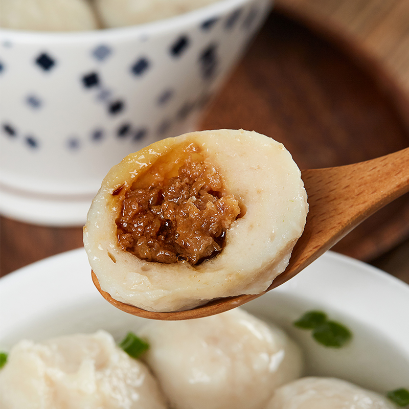 厦门特产福建包心肉丸500g*3袋手工大肉丸火锅食材豆捞关东煮冷冻丸子