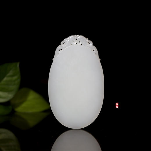 和田玉（羊脂白玉）籽料挂件-- 关公玉牌 83.1g 商品图5