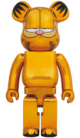 收藏系列 Be@rbrick 1000%系列 电镀加菲猫 商品图1