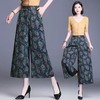 PDD-YSNZ210624印花高腰九分裤阔腿裤 商品缩略图2