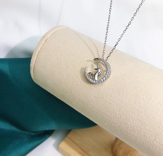 香港正生银饰独角兽项链/925纯银 商品图0