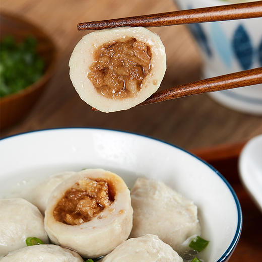 厦门特产福建包心肉丸500g*3袋手工大肉丸火锅食材豆捞关东煮冷冻丸子 商品图2