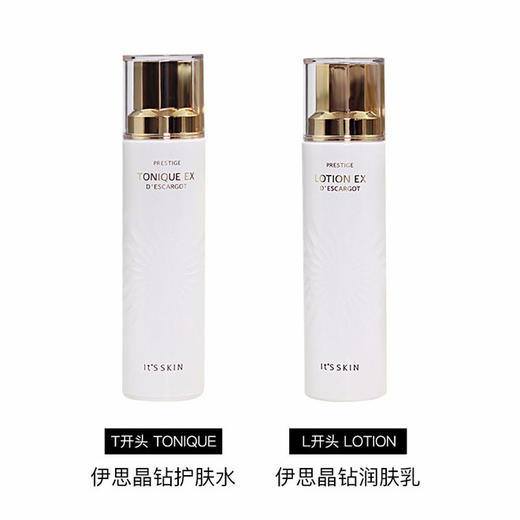 【香港直邮】韩国伊思IT'SSKIN晶钻蜗牛水乳套装新款 晶钻水140ml+晶钻乳液140ml 商品图2