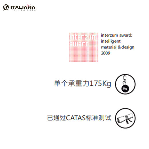 ATACAMA J 锌合金调节脚 适用于侧包底柜体（单个承重力175kg） 商品图2
