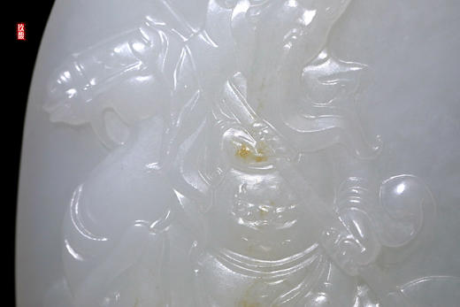 和田玉（羊脂白玉）籽料挂件-- 关公玉牌 83.1g 商品图3