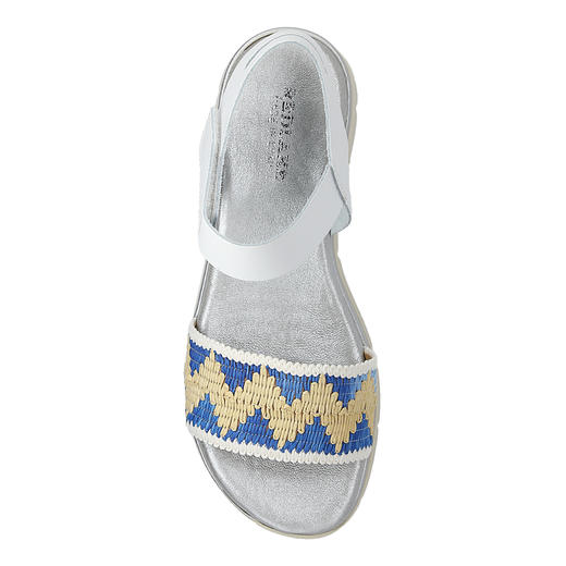 西班牙原产优雅超舒适女士皮凉鞋1410M-蓝色（超轻款&简约优雅系列） 商品图2