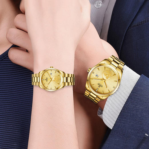 依波表手表30周年女表男士机械表情侣款国产腕表2133 商品图5