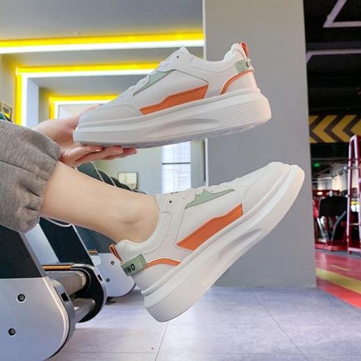 【服饰鞋包】春夏款韩版休闲运动厚底女生小白鞋 商品图7