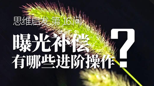 16 曝光补偿有哪些进阶操作 商品图0