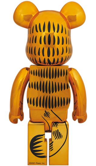 收藏系列 Be@rbrick 1000%系列 电镀加菲猫 商品图2