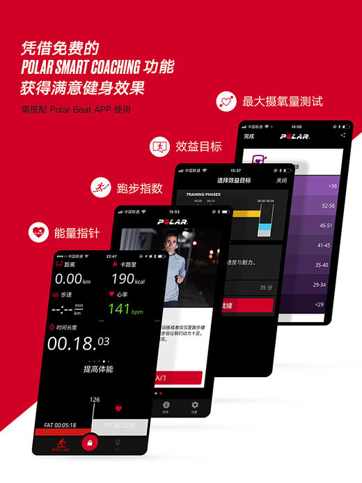 芬兰 博能 POLAR H10 心率胸带 ECG原理精准测心率心跳 HIIT高强度训练心律胸带 商品图4