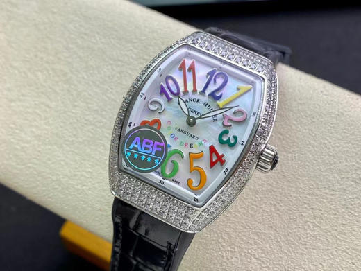 ABF 法兰克 法穆兰 女表 深海珍珠贝 V32 系列 1.字面以大西洋进口深海珍珠贝面 色泽光彩靓丽 拱形压弯贝壳成品率极低 再立体镶嵌 数字真丁 与原版保持100%一致 商品图11