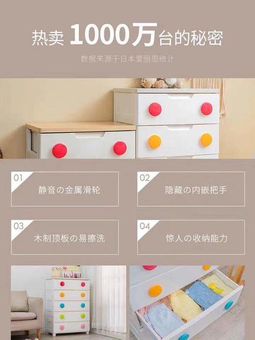 8F  IRIS爱丽思五斗收纳柜 商品图0