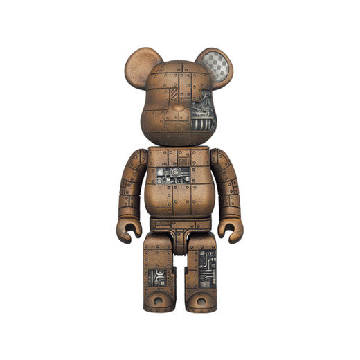 【预售】收藏系列 Be@rbrick 400%系列 蒸汽朋克 锡制熊 商品图0