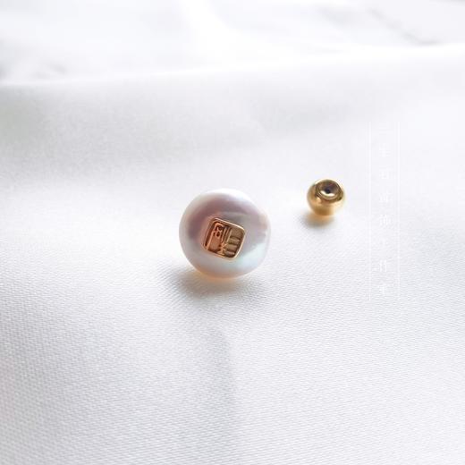 三生石&本色 天然巴洛克珍珠胸针～耳饰 商品图5