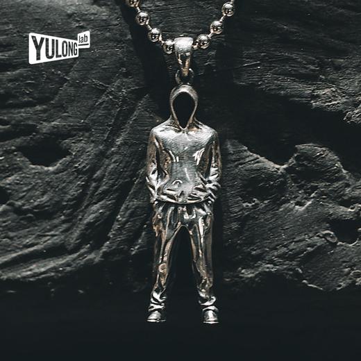 YULONG LAB 项链系列「YO-嘻哈」925银手工人造施华洛世奇水晶银饰 商品图1