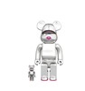 Bearbrick 电镀银空山基 红唇 400%+100% 商品缩略图0