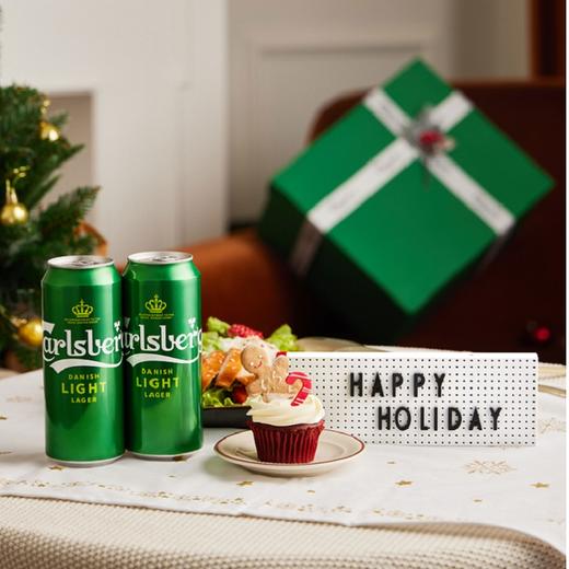 Carlsberg特醇嘉士伯啤酒500ml*18罐装整箱精选小麦酿制醇香口感 商品图1