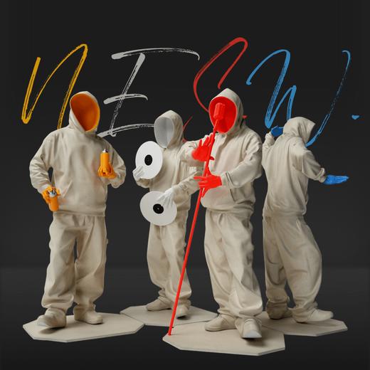 YULONG LAB 黄玉龙艺术雕塑限量签名版 NESW 「四大天王」 商品图1