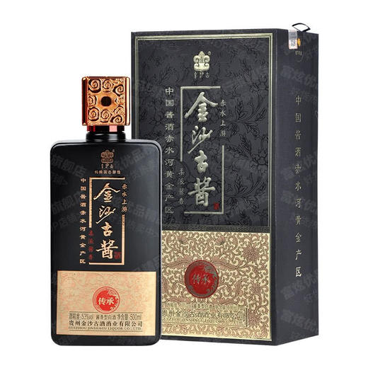 贵州金沙古酱柔派酱香传承酱香型白酒礼盒装500ml/1瓶/2瓶/6瓶整箱 商品图0
