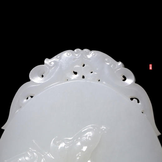 和田玉（羊脂白玉）籽料挂件-- 关公玉牌 83.1g 商品图4