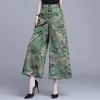 PDD-YSNZ210624印花高腰九分裤阔腿裤 商品缩略图0