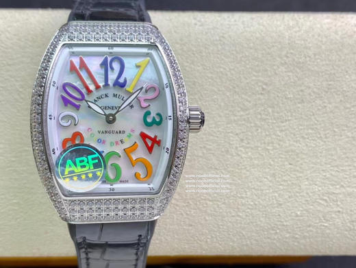 ABF 法兰克 法穆兰 女表 深海珍珠贝 V32 系列 1.字面以大西洋进口深海珍珠贝面 色泽光彩靓丽 拱形压弯贝壳成品率极低 再立体镶嵌 数字真丁 与原版保持100%一致 商品图0