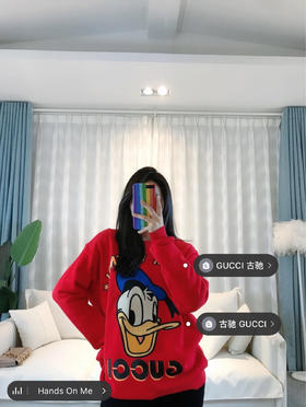 代购版本，Gucci唐老鸭卫衣，S码，原价450，亏本清