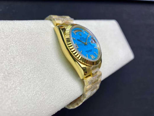 DDS 劳力士星期日历型系列m128238-0071《天然绿松石》重磅来袭！劳力士星期日历型，稀有绿松石盘面，大能同款，36直径，          《重要注明：每张绿松石字面的纹路不一自然形成》 商品图12