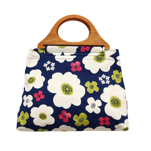 HUJI祤集Embrace手提包插画花朵花朵 商品图2